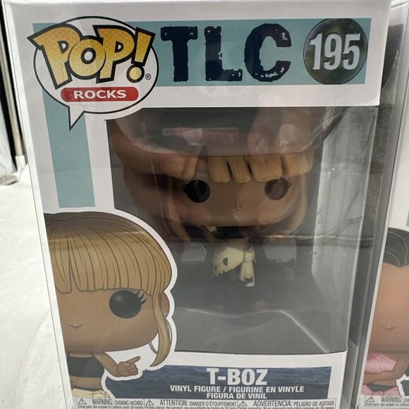 Funko Pop T-Boz 195 & Chilli 194 TLC Classic Old School Hip-Hop Vinyl Figure - Picture 2 of 8